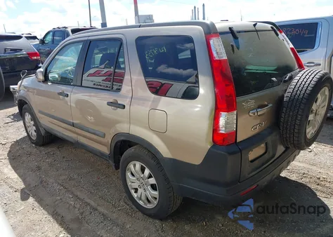 2006 Honda Cr-V Ex из США, поврежденный, VIN SHSRD78896U409440